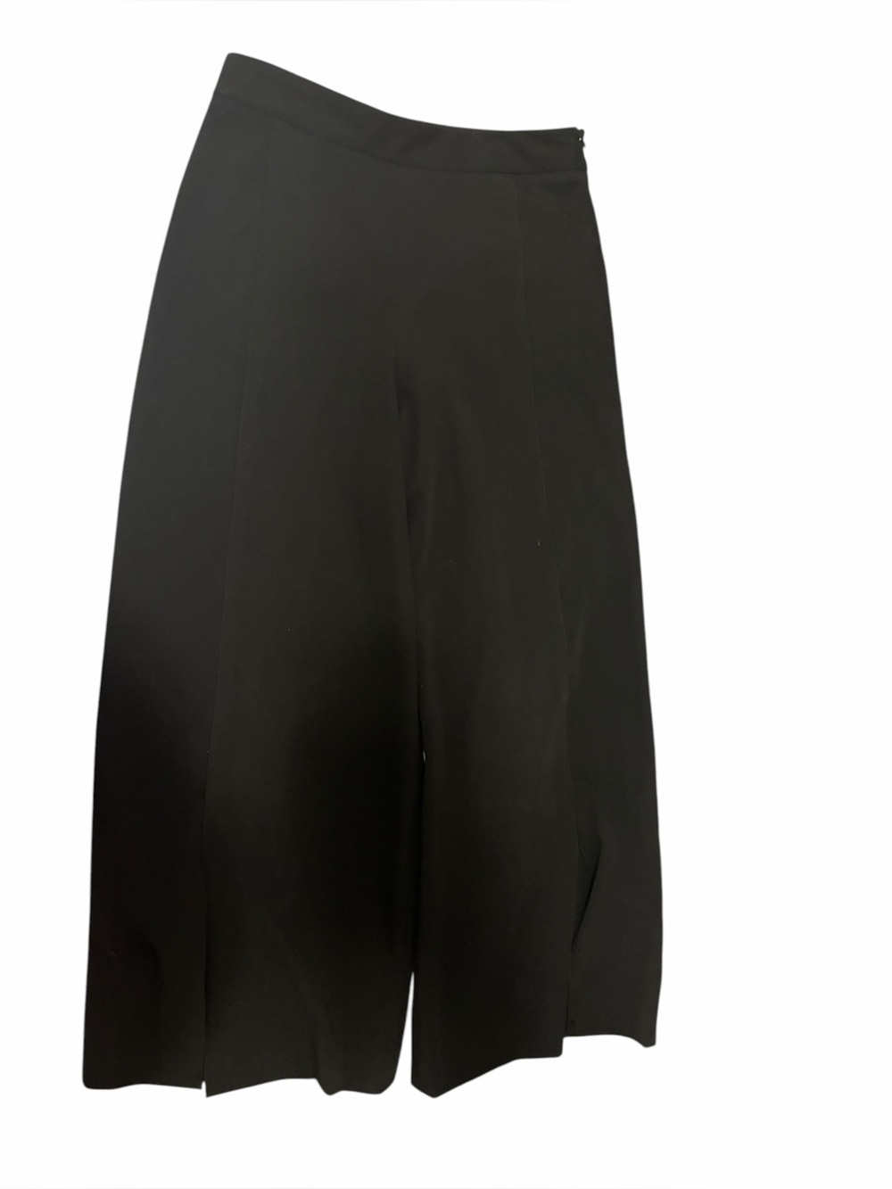 Classic Black Wide Leg Trousers with Slits on the Side by Rachel Zoe size 6